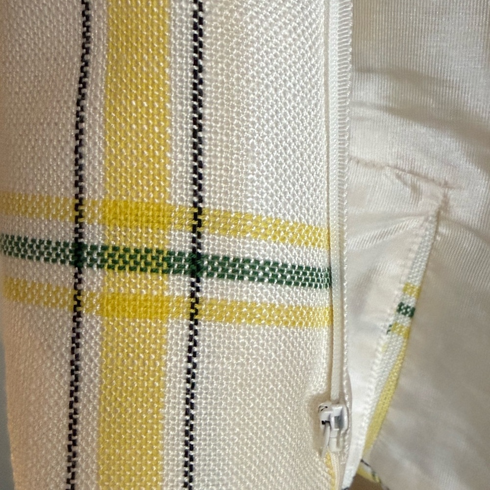 Veronica Beard VB Schoolboy Yellow + Green Plaid  Dickey Jacket Blazer 6 - Picture 7 of 11